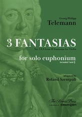 3 Fantasias Euphonium Solo cover